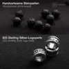 FABACH Lava Perlenarmband mit 6mm Edelstein-Perlen und 925 Produktbild-Vorschau 4
