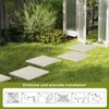 COSTWAY 8er Set Trittsteine 39,5x39,5cm mit Bodenpfählen, Produktbild-Vorschau 7