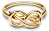 PANDORA Ring Größe 58, Unendlichkeitsknoten-Design, Gold, Produktbild-Vorschau 4