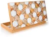 Luxus GeoWood Backgammon Tavla Intarsien Look XXL Produktbild-Vorschau 2
