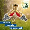 tecuro 2-Wege Y-Messingverteiler 1 Zoll (DN20), einzeln Produktbild-Vorschau 6