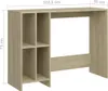 vidaXL Počítačový stôl Sonoma Oak 102,5x35x75 cm odvodený Náhľad obrázku produktu 6