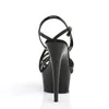 DELIGHT-613 Damen Sandale von Pleaser, Schwarz  , EU 38, US Produktbild-Vorschau 4