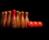 Uber Hölzernes Kegel Set / Bowling - Eco-Hartholz aus Produktbild-Vorschau 5