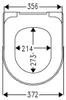 WC Sitz - Toilettensitz - für Cersanit City Oval - Weiß - Produktbild-Vorschau 11