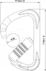 Aliens Stahlkarabiner D Trilock Silber Produktbild-Vorschau 2