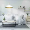 Lincoln bílé/zlaté závěsné světlo 1Xe27 45Cm stropní světlo Náhled obrázku produktu 6