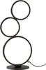 A modern LED table lamp with three interconnected circular elements. Náhled obrázku produktu