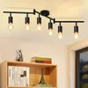 ZMH Spot de plafond 6 flammes noir E27 Plafonnier Vintage Voir les images du produit 1