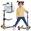 Kinder Roller Kinderscooter Dreiradscooter mit LED Räder, Produktbild-Vorschau 1