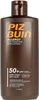 A brown bottle of Piz Buin Allergy Sun Sensitive Skin Lotion SPF 50+. Náhled obrázku produktu
