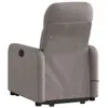 Massagesessel mit Aufstehhilfe Taupe Stoff Produktbild-Vorschau 4