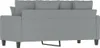 vidaXL 2-osobowa sofa jasnoszara 140 cm tkanina Podgląd zdjęcia produktu 9
