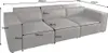 riess-ambiente Design 3-Sitzer Sofa BOSSA NOVA 260cm antik Produktbild-Vorschau 13