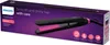 The image shows the retail packaging for a Philips StraightCare Essential hair straightener. Voir les images du produit