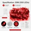 20M 200LEDs 8 módov rozprávkové svetlá elektrické LED Náhľad obrázku produktu 2