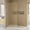 Duschwand 80x200cm mit Befestigungsstange die Klemme Produktbild-Vorschau 1