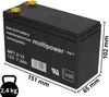 Hückmann Multipower Blei-Akku 117446 Produktbild-Vorschau 3