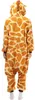Pigiama intero a forma di giraffa, tipo kigurumi, tuta Anteprima dell’immagine prodotto 2