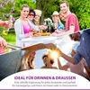 Bierbankauflagen-Set, Auflage Tischdecke 3-teilig Grün/Weiß Produktbild-Vorschau 4