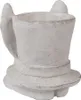 Clayre & Eef Blumentopf Kaninchen 17x16x19 cm Beige Stein Produktbild-Vorschau 4
