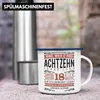 Trendation - 18. Geburtstag Emaille Tasse Geschenk 18er Produktbild-Vorschau 4