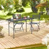 Tavolo da giardino Relaxdays, pieghevole, L x P x A: 74 x Anteprima dell’immagine prodotto 2