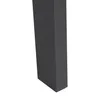 A close-up of a dark gray table leg against a white background. Podgląd zdjęcia produktu