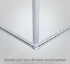 Duschabtrennung 90x80cm Höhe: 195cm Nano Glas Dusche Produktbild-Vorschau 5