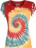 RED by EMP Damen T-Shirt mit Multicolor Batik-Waschung XL Produktbild-Vorschau 1