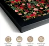 MuchoWow® MuchoWow® Gerahmtes Poster Blumen - Rot - Rosen Produktbild-Vorschau 3
