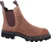 A single brown suede Chelsea boot is shown against a white background. Podgląd zdjęcia produktu