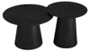 Bronx71 Couchtisch Set Ash rund Ø50 / 62 cm Eiche schwarz Produktbild-Vorschau 11