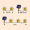esotec Solar Lichterkette, 60 bernsteinfarbene LEDs, 6 Produktbild-Vorschau 3