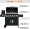 Gasgrill mit 7 Brennern, inkl. Thermometer, BBQ -Grill, Produktbild-Vorschau 9