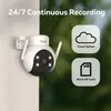 Calex Smart Security Überwachungskamera, PTZ Außenkamera 2K Produktbild-Vorschau 4