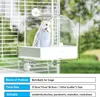Badehaus für Vogelkäfig, 3-in-1 multifunktionales hängendes Produktbild-Vorschau 3