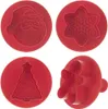 Moldes para galletas navideñas, juego de 4 unidades. Vista previa de la imagen del producto 1
