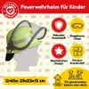Kinder Feuerwehrhelm Deutscher Feuerwehr Helm Karneval Produktbild-Vorschau 4