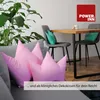 POWER INN Kronenkissen | ca. 30x24cm | Grün kariert | Produktbild-Vorschau 7