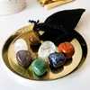 7 Chakra Steine Set 7 Stück Natursteine Trommelsteine Produktbild-Vorschau 2
