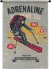 MuchoWow® Wandteppich Wandbehang Ski - Sport - Vintage - Produktbild-Vorschau 1