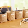 Pojemniki kuchenne BOHO lniane organizery zestaw 3 sztuk Podgląd zdjęcia produktu 5