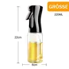 1 Stück Ölsprüher für Speiseöl Glas, 220ml Öl Sprühflasche, Produktbild-Vorschau 2