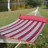 Stabhängematte rot/beige mit Kissen - gefüttert Olefin Produktbild-Vorschau 2