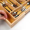 Wkład na sztućce do szuflady rozsuwany bambusowy Podgląd zdjęcia produktu 5