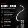 Knethaken Edelstahl kompatibel mit KitchenAid 6,6L / 6,9L – Produktbild-Vorschau 2