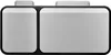 EKO - EcoCasa Recycler Treteimer 15+15+15 Liter - Stainless Produktbild-Vorschau 4