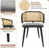 A product image showcasing a chair with multiple callouts highlighting its features. Podgląd zdjęcia produktu