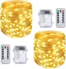 2x LED Lichterkette 10m 100 LEDs Warmweiß 8 Modi Produktbild-Vorschau 1